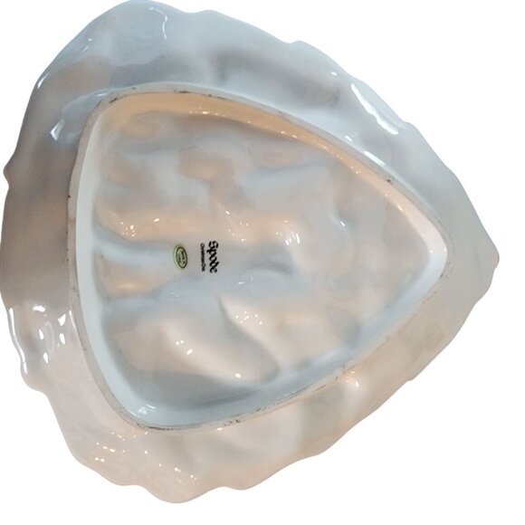 Spode Christmas Tree-Shaped Ceramic Platter With Christmas Character Design - Picture 2 of 3